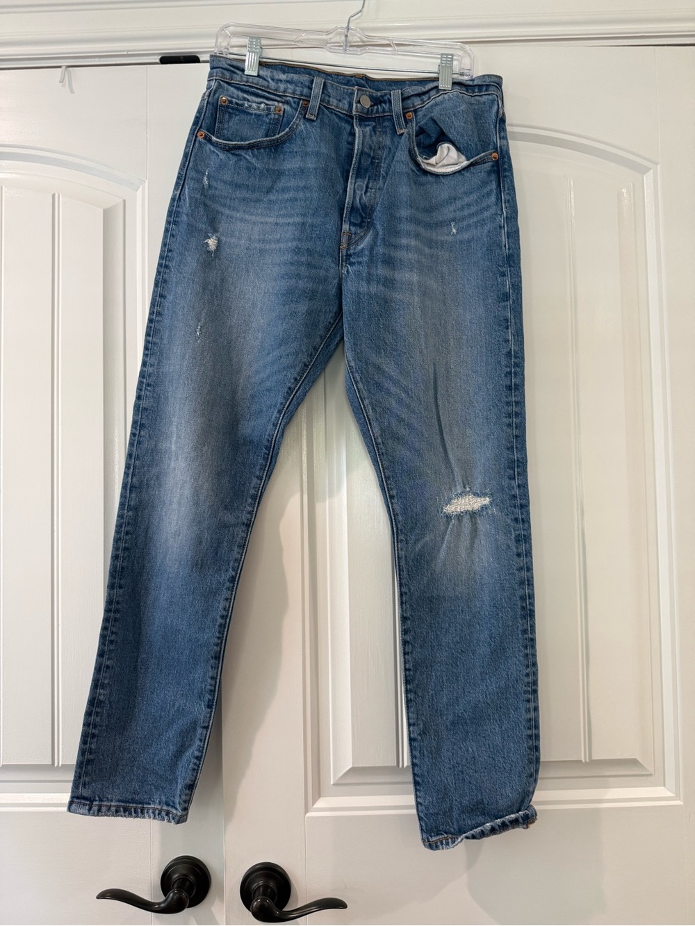 Levi’s 501s Blue Distressed Jeans